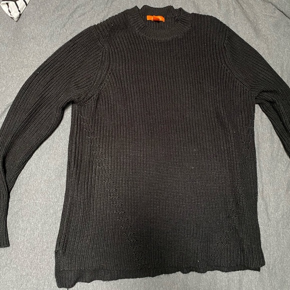 black knit crewneck - Picture 2 of 4